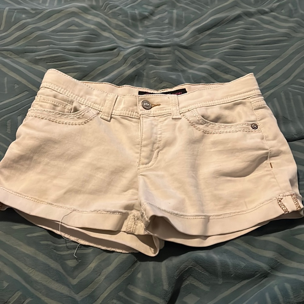White jean shorts - Size 10 - Jordache